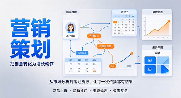 湾沚区营销策划